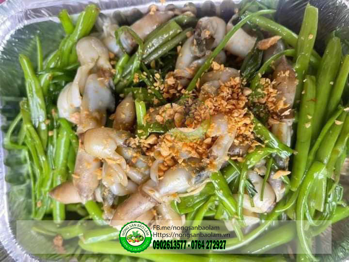 Ruột ốc móng tay - nông sản bảo lâm 5