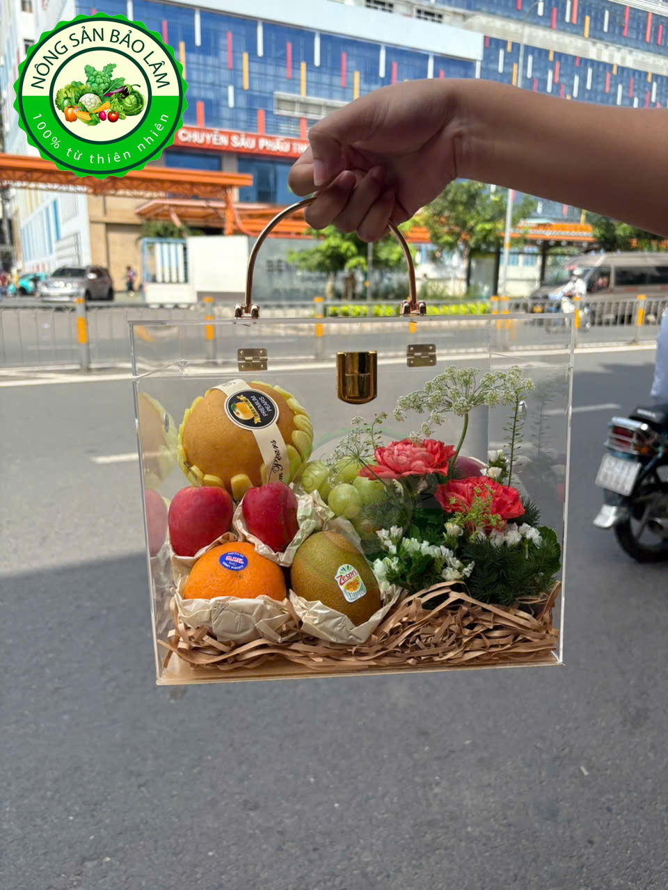 Qùa TRái Cây - HCN - Trong Suốt 2 - Nông Sản Bảo Lâm